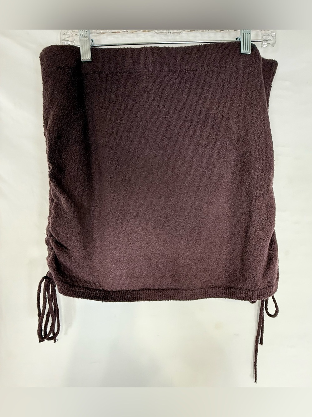 Free People Beach Adjustable Ruched Mini Skirt in Lavender Gray - Picture 9 of 16
